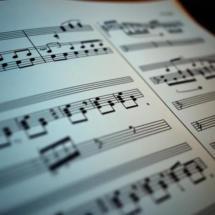 Musical score excerpt showing a classical piece composed in binary form with clear section divisions