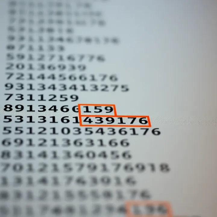 Illustration showing binary search progression on a sorted list with highlighted middle elements