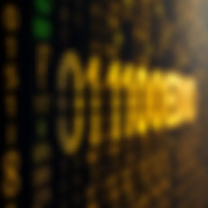 Creative visualization of 0s and 1s forming a symbolic representation of encouragement and positivity