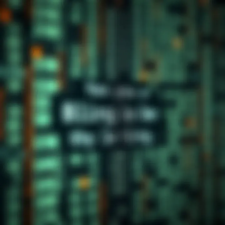 Abstract digital display showing binary code intertwined with an uplifting motivational phrase