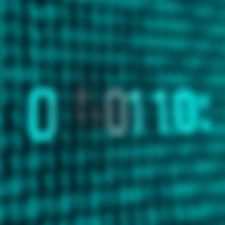Diagram illustrating binary digits aligning with corresponding powers of two
