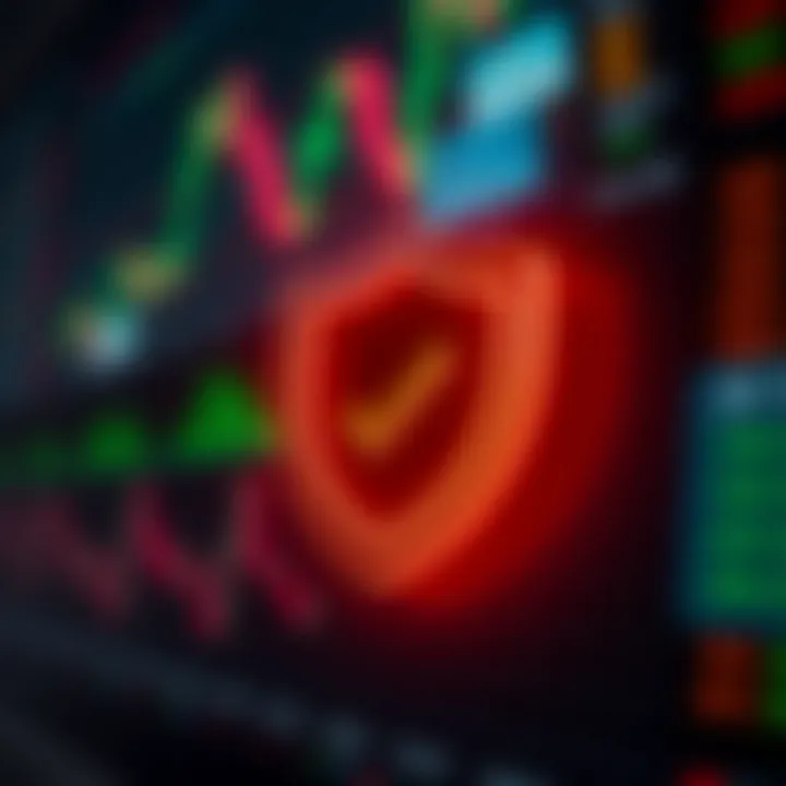 Illustration of a shield with a checkmark symbolizing secure and regulated trading environment