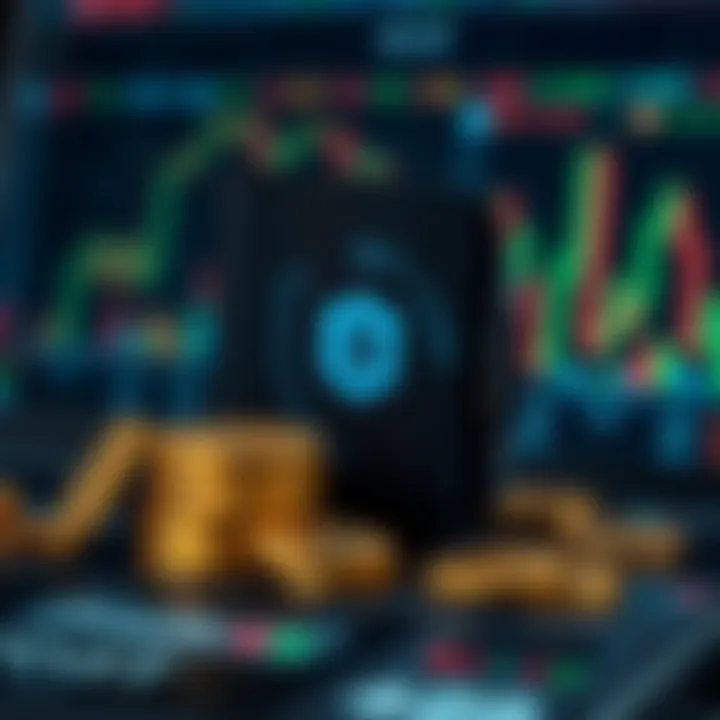 Secure cryptocurrency wallet with digital shield symbolizing protection