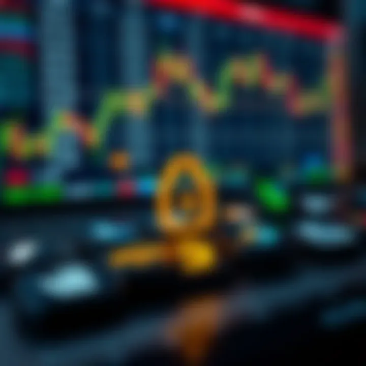 A collection of popular forex trading app icons arranged on a digital background symbolizing technology and security