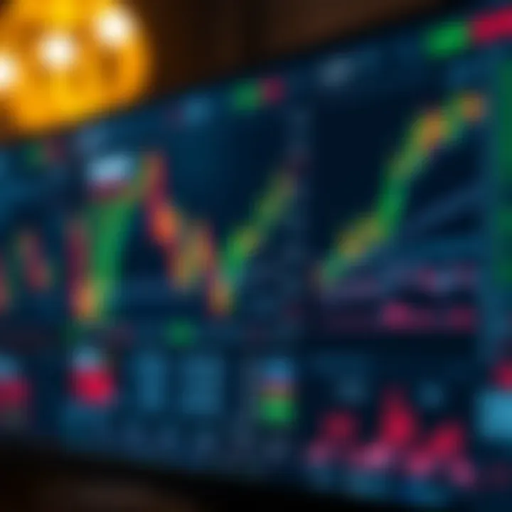 Modern forex trading platform interface showing currency charts and market analysis