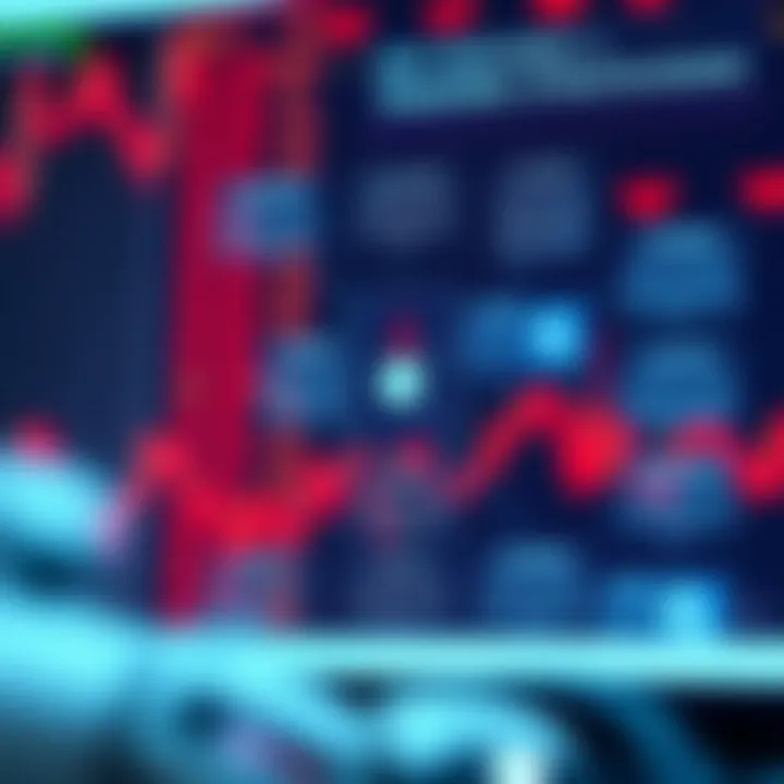 Diagram showing key features and strategies used by forex trading robots for better decision-making