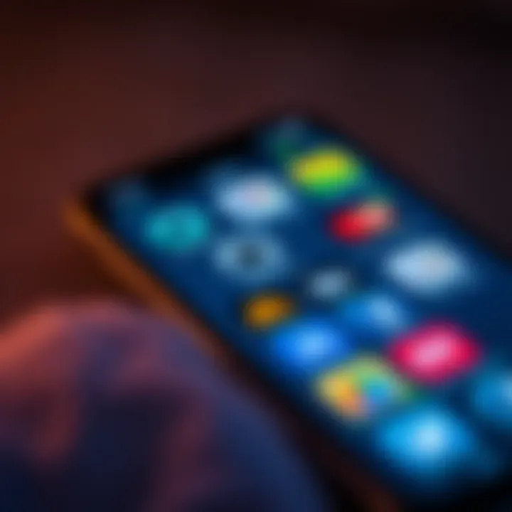 Mobile phone screen displaying various icons of popular trading apps used in Nigeria