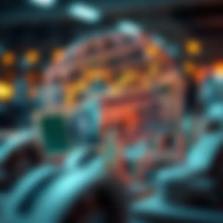 Illustration of Nigerian naira symbol surrounded by forex market elements emphasizing local market considerations