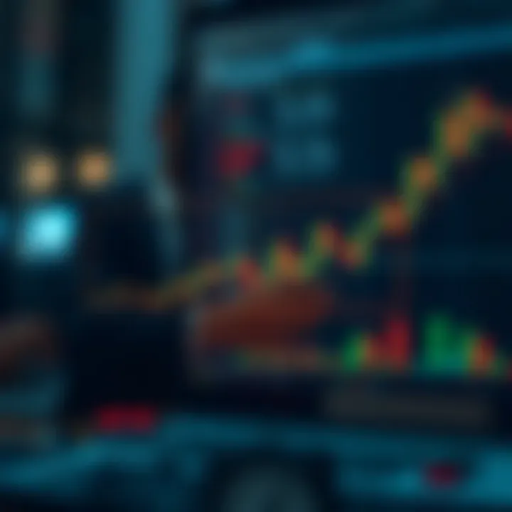 Visualization of risk management concepts applied to forex trading including stop-loss and take-profit levels