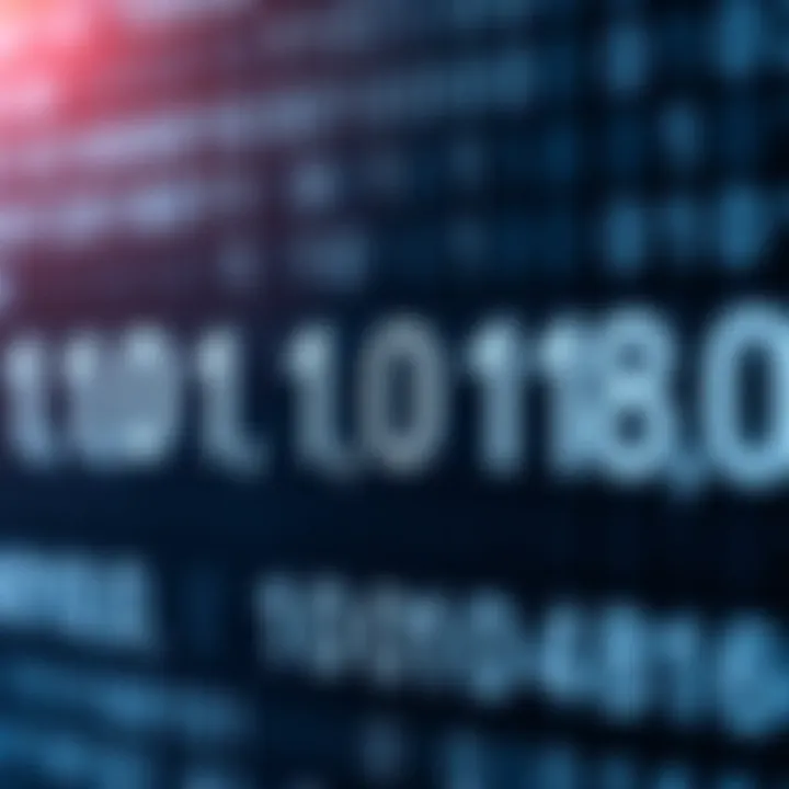 Visual representation of binary digits arranged in a systematic sequence