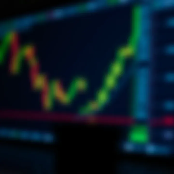 Illustration of common candlestick patterns used in market analysis showing bullish and bearish formations