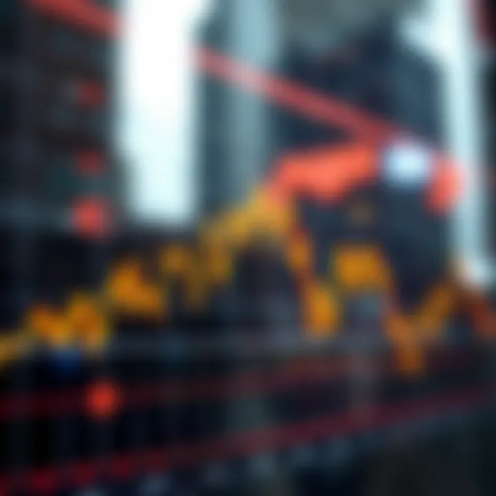 Graph showing currency volatility during overlapping forex market hours