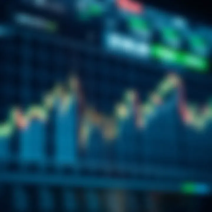 Graph showing forex market volatility and naira exchange rate fluctuations