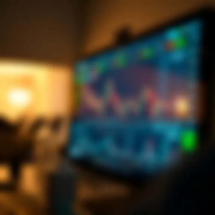 Computer screen displaying binary options trading platform interface