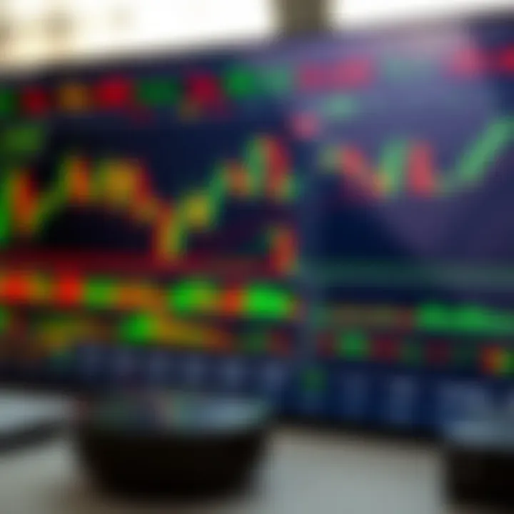 Conceptual illustration of risk management tools with forex charts and Nigerian naira volatility indicators