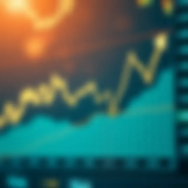 Graph showing upward and downward trends on a forex trading platform with Nigerian naira currency symbols