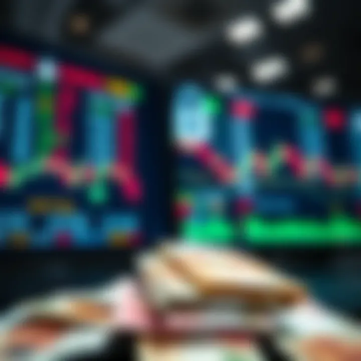 Secure online trading environment with digital security icons and Nigerian currency