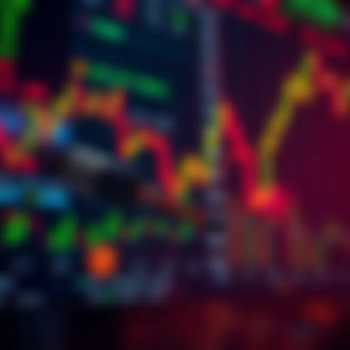 Visual representation of the impact of bot binary trading on Nigerian financial markets with currency symbols and market graphs