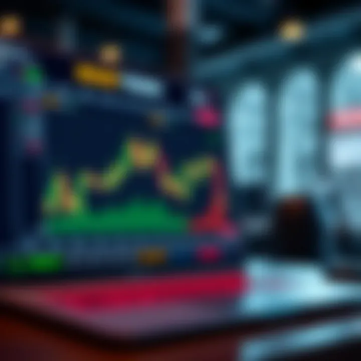 Illustration of a secure digital trading platform interface focused on binary options