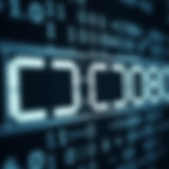 Illustration showing binary digits with addition symbols demonstrating carry over in binary calculation