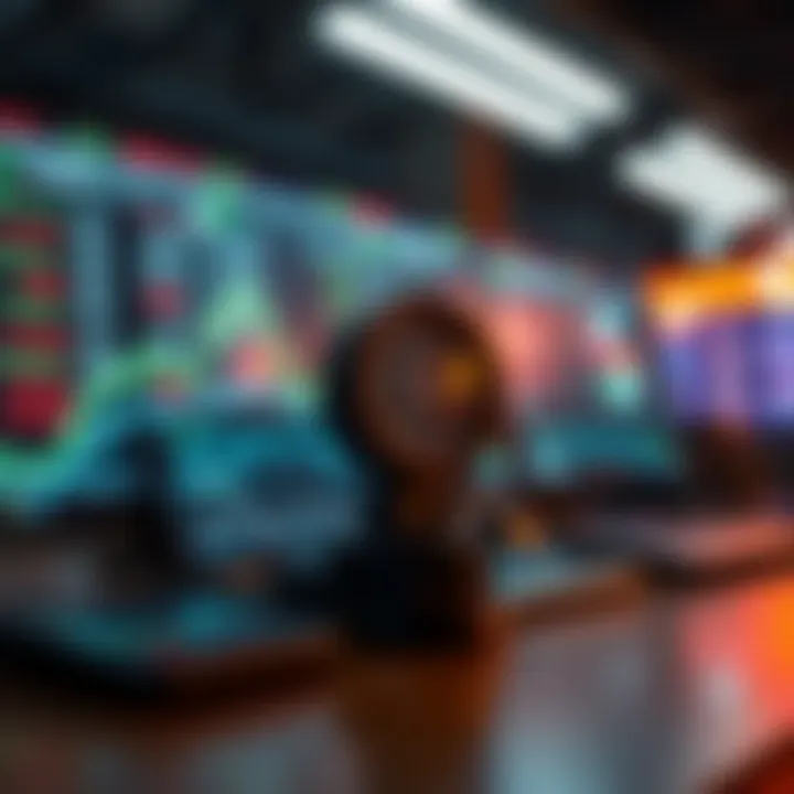 Visualization of binary data being decoded and analyzed using digital tools