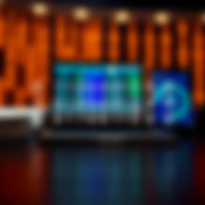 Diagram illustrating the binary number system with ones and zeros