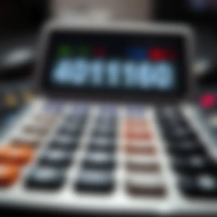 Visual representation of a digital binary calculator showing binary arithmetic operations