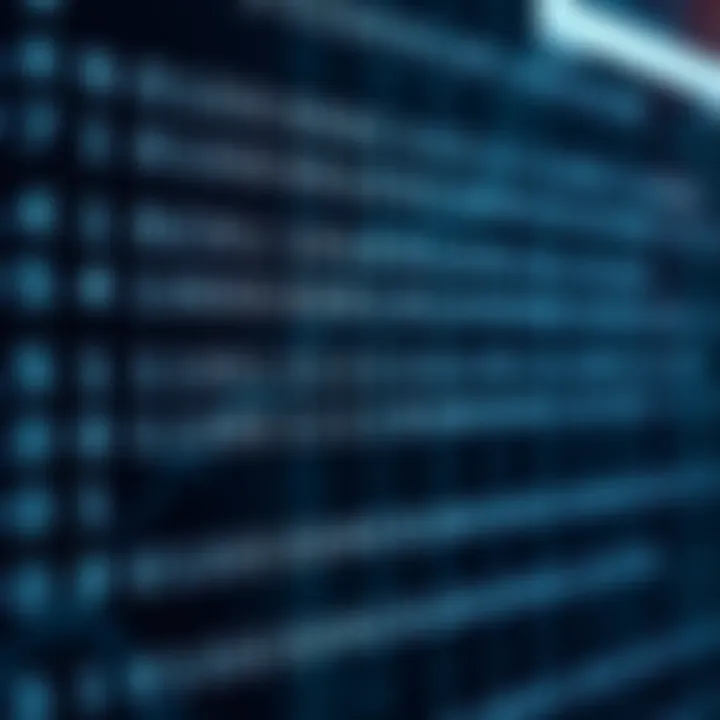 Diagram illustrating the binary code system with zeros and ones arranged in sequences