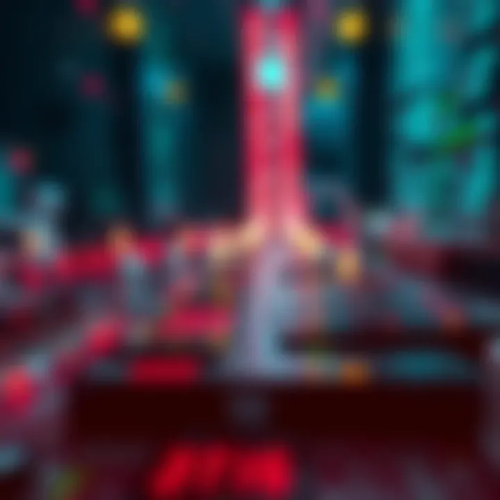 Visual representation of binary data flow connecting modern computing devices