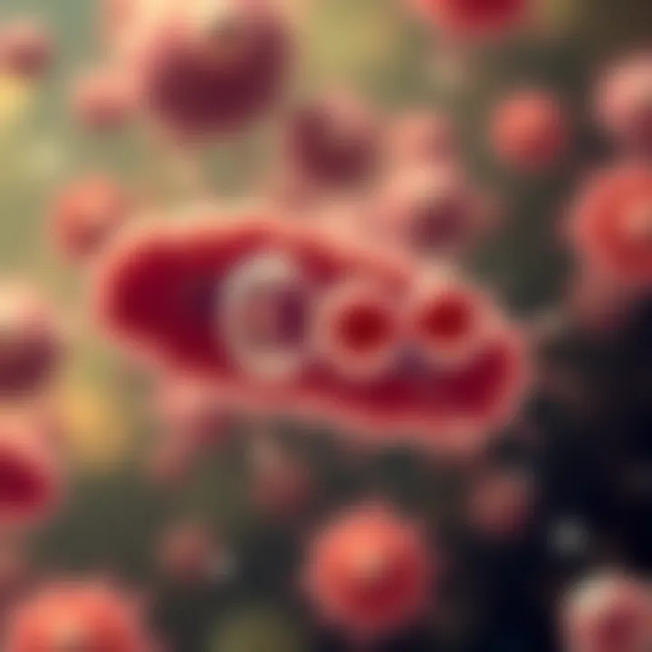 Diagram illustrating key stages of amoeba reproduction highlighting cell splitting and formation of two daughter cells