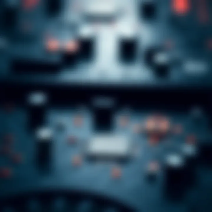 Circuit board with binary signals representing digital communication