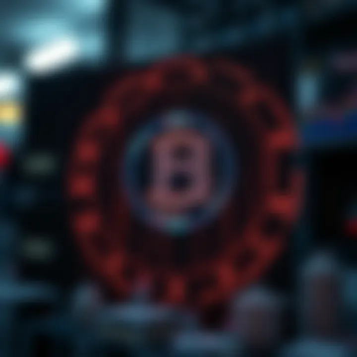 Abstract representation of binary code integrated into a modern logo design showcasing digital transformation