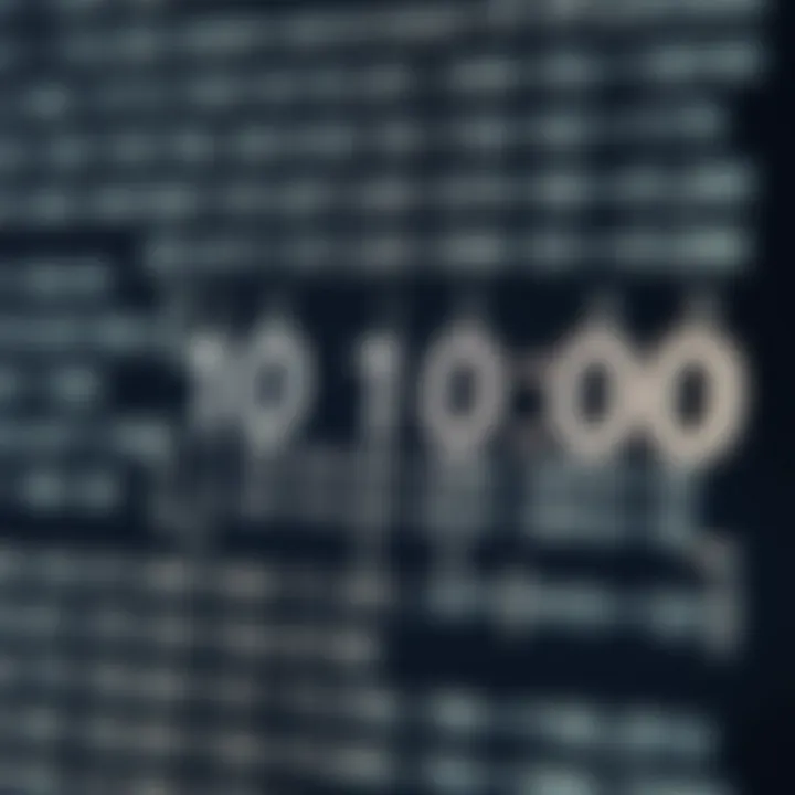 Diagram illustrating the binary numbering system with place values and corresponding decimal values