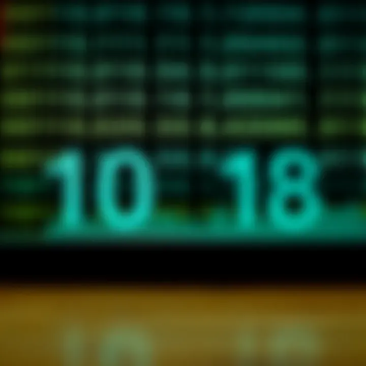 Visual comparison of binary and decimal number systems with examples of conversions