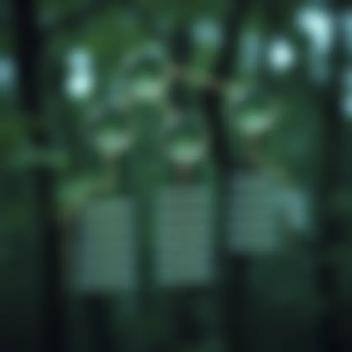 Visualization of different types of binary trees including full, complete, and perfect trees