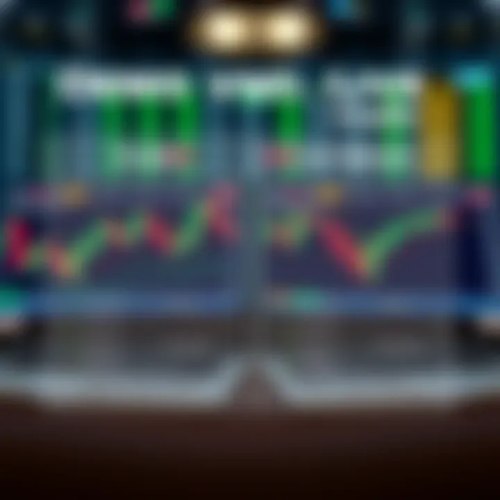 Illustration of demo and live trading accounts highlighting differences and key features