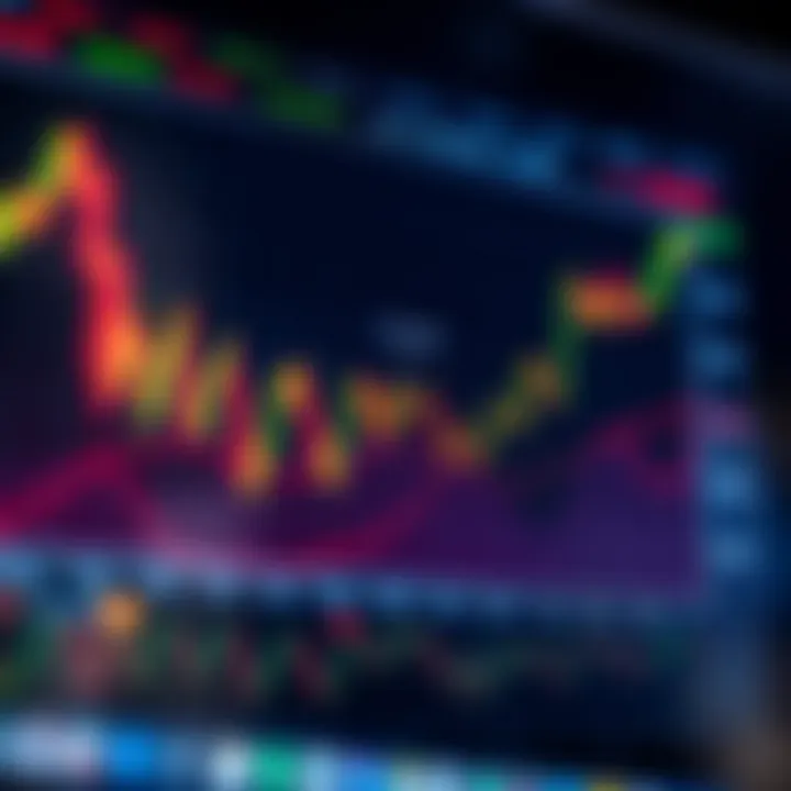 Tracking Market Trends and Opportunities in Forex Trading Graph showing fluctuations in currency values to illustrate market trends and trading opportunities