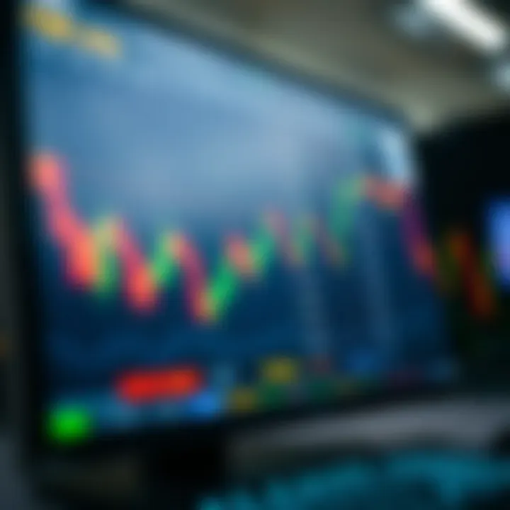 Illustration of a computer screen displaying forex trading platform with Nigerian Naira symbols
