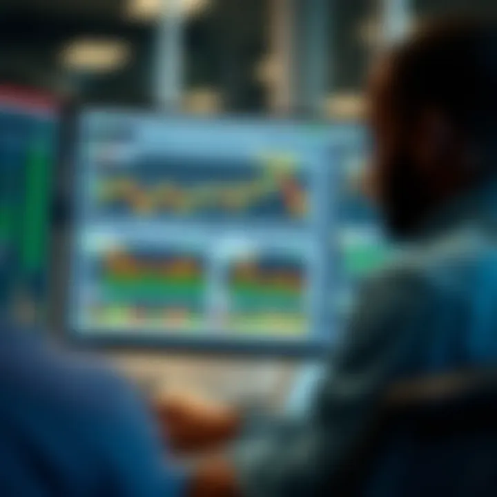 Customised forex trading interface showcasing multiple graphical widgets and market analysis tools used by Nigerian traders