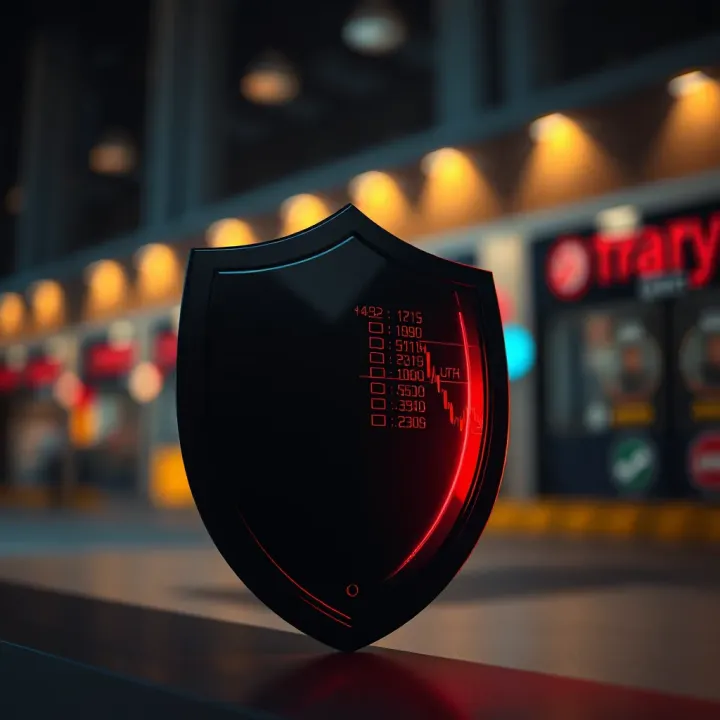 Security shield icon emphasizing protection measures in Nigerian copy trading applications