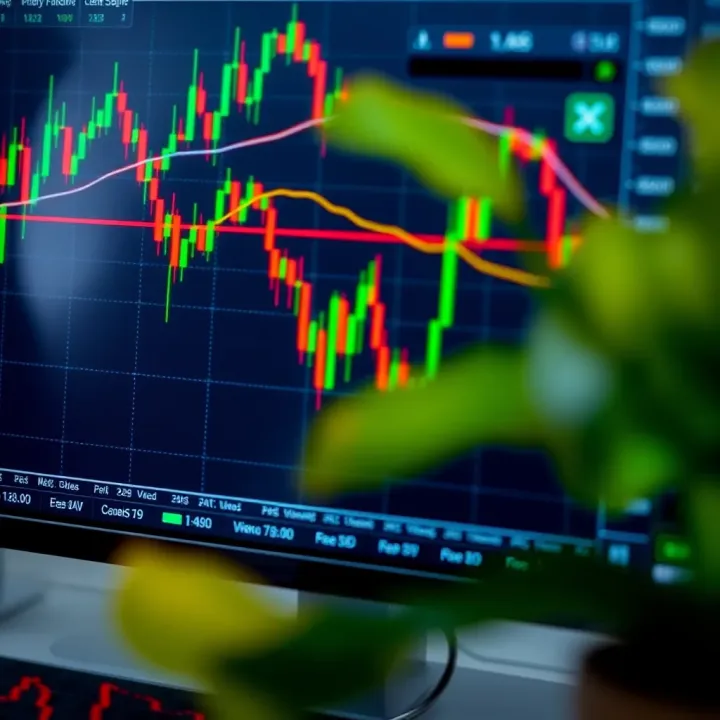 Combination of forex charts highlighting indicator overlays and market signals