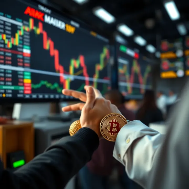 Illustration of risk management tools and financial planning for traders