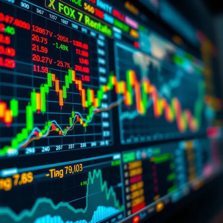 Overview of forex trading companies operating in Nigeria with financial charts and currency symbols