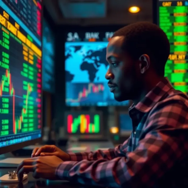 Graphical depiction of trading risks and rewards highlighting market volatility and decision-making for Nigerian investors