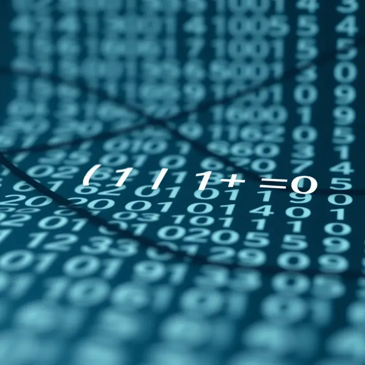 Diagram illustrating binary digits with two ones being added and resulting in a carry to the next binary place