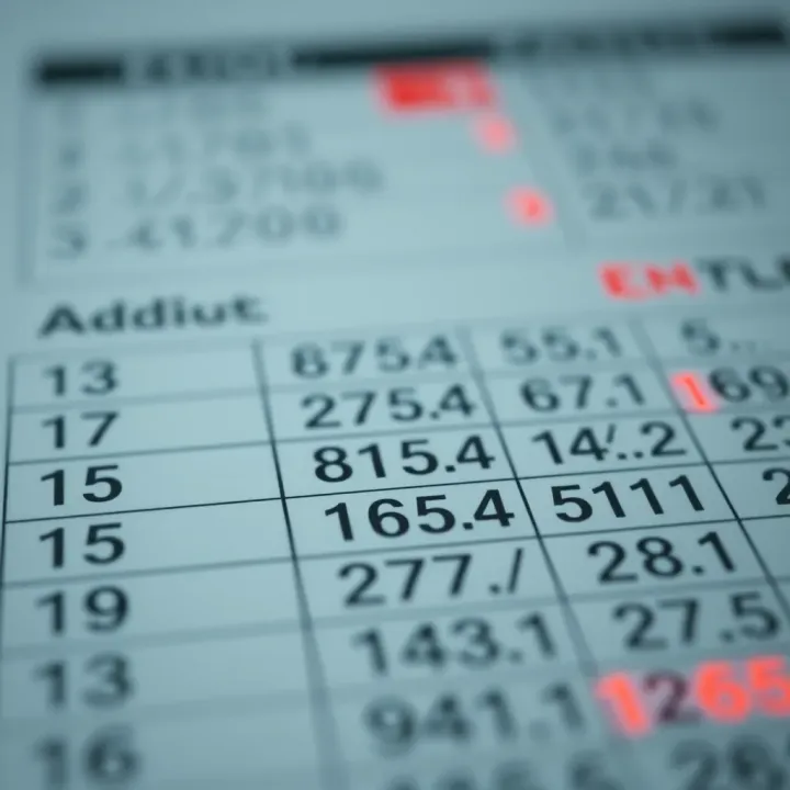 Table showing examples of binary addition results with error check indicators