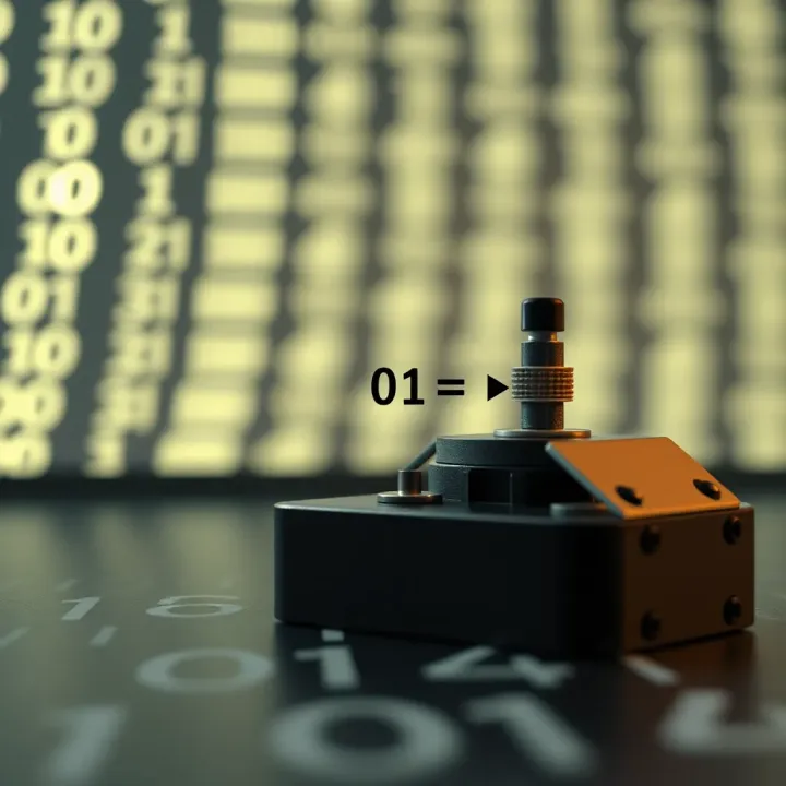 Illustration demonstrating binary subtraction including borrow concept