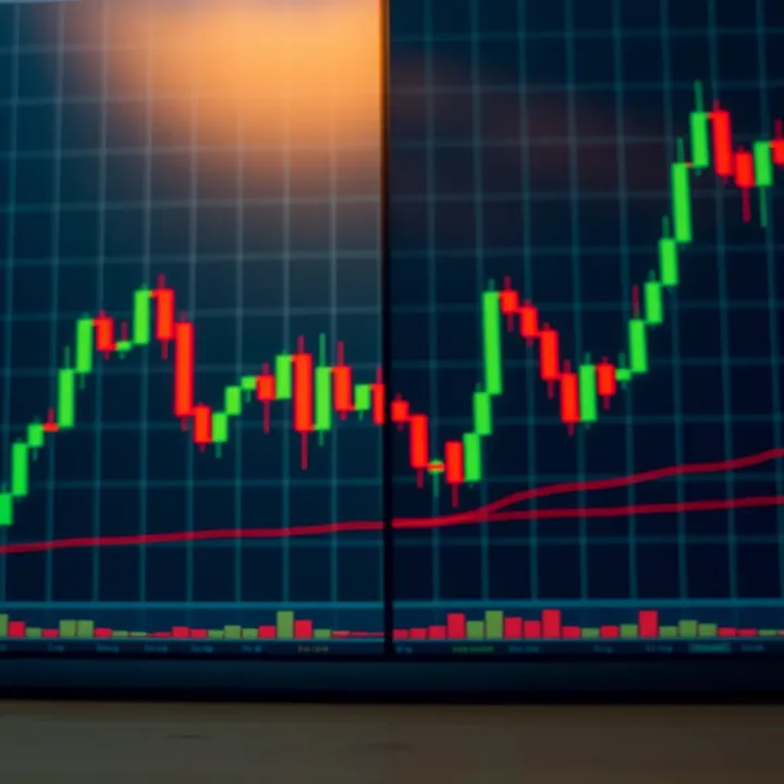 Chart showing various candlestick patterns with clear bullish and bearish formations