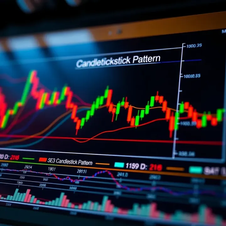 Diagram illustrating the identification of important candlestick patterns in market analysis