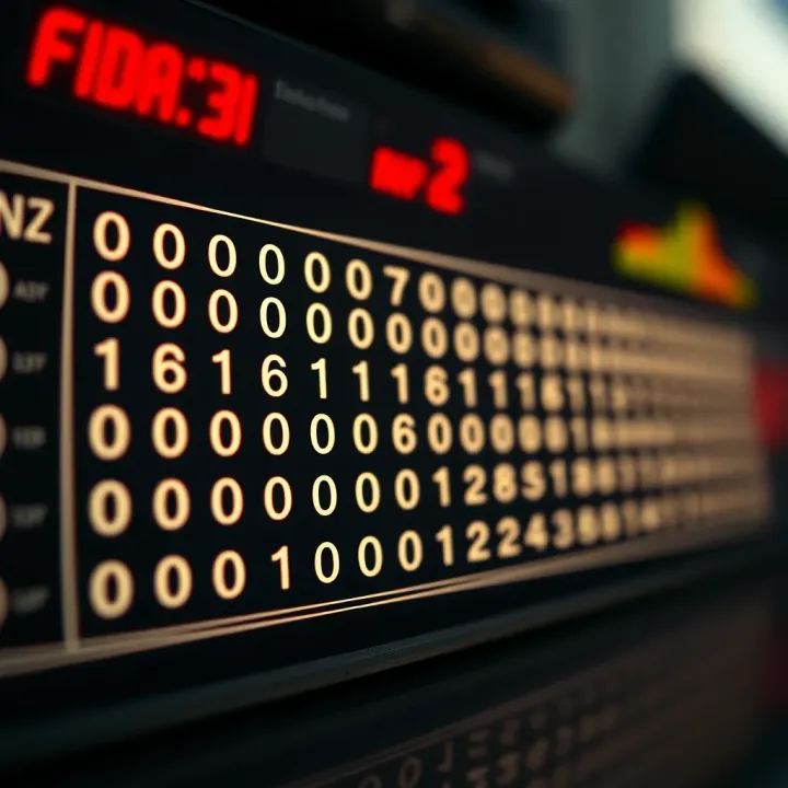 Diagram illustrating binary number system with bits and place values